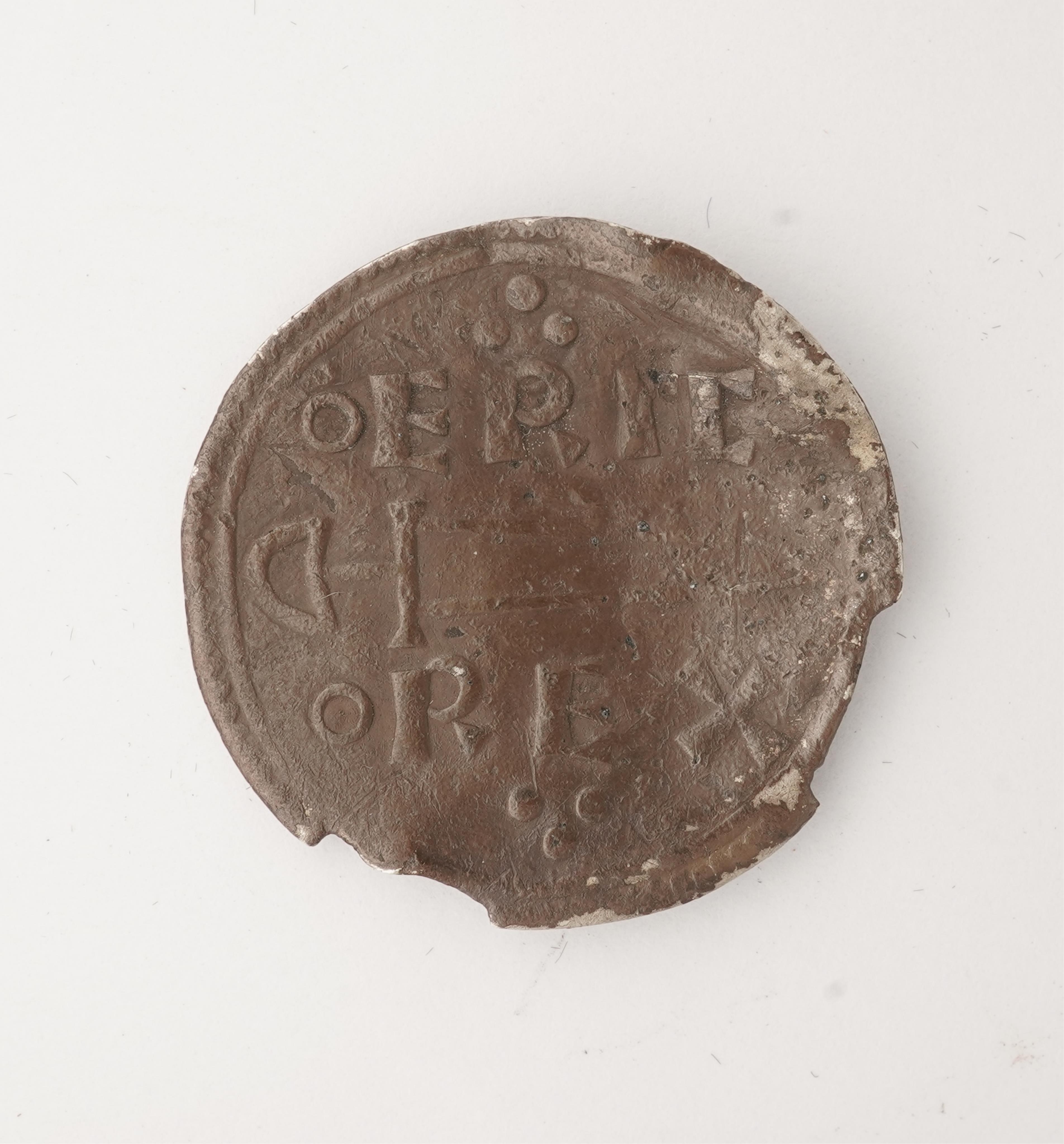 British hammered coins, Viking Kingdom of York, a rare Eric Blood-Axe silver penny, Second reign, 952-954, sword type, ERIC REX into lines, sword between, reverse small cross, S.1030., some clipping to edge of flan other